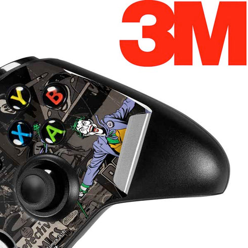 DC Comics The Joker Vintage Action pose pattern Xbox One X Controller Skin