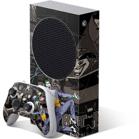 DC Comics The Joker Vintage Action pose pattern Xbox Series S Skins