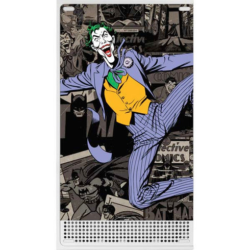 DC Comics The Joker Vintage Action pose pattern Xbox Series S Console Skin