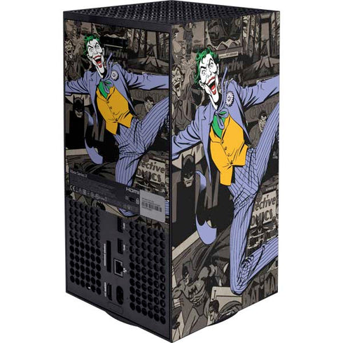 DC Comics The Joker Vintage Action pose pattern Xbox Series X Bundle Skin