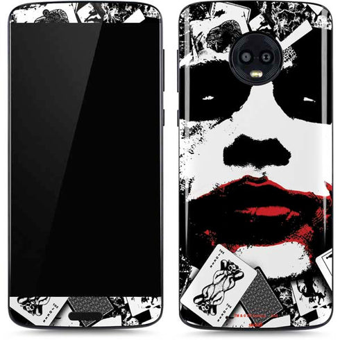DC Comics The Joker Dark Knight Poster Art Moto G6 Skin