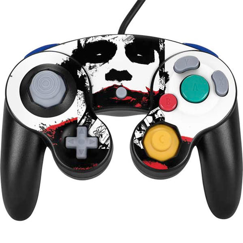 DC Comics The Joker Dark Knight Poster Art Nintendo GameCube Controller Skin