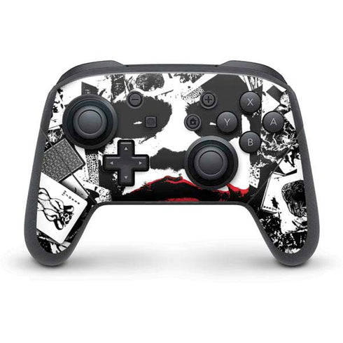 DC Comics The Joker Dark Knight Poster Art Nintendo Switch Pro Controller Skin