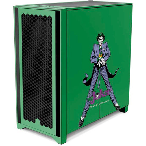 DC Comics The Joker Classic Art Pose Corsair 4000D Tempered Glass Mid-Tower ATX Case Skin