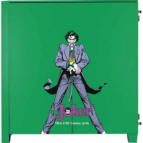 DC Comics The Joker Classic Art Pose Corsair 4000D Tempered Glass Mid-Tower ATX Case Skin
