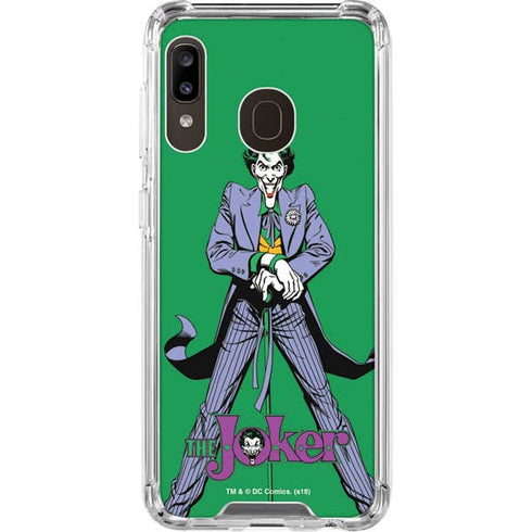 DC Comics The Joker Classic Art Pose Galaxy A30 Clear Case
