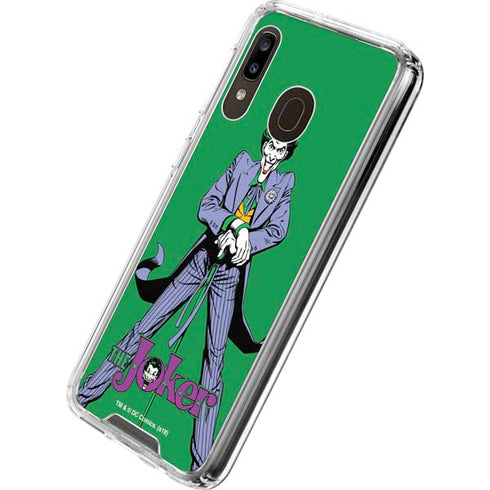 DC Comics The Joker Classic Art Pose Galaxy A30 Clear Case