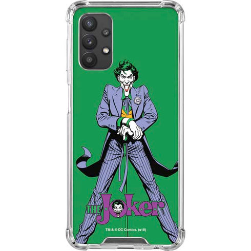 DC Comics The Joker Classic Art Pose Galaxy A32 5G Clear Case