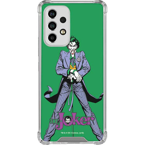 DC Comics The Joker Classic Art Pose Galaxy A53 5G Clear Case