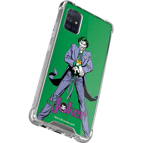 DC Comics The Joker Classic Art Pose Galaxy A71 5G Clear Case