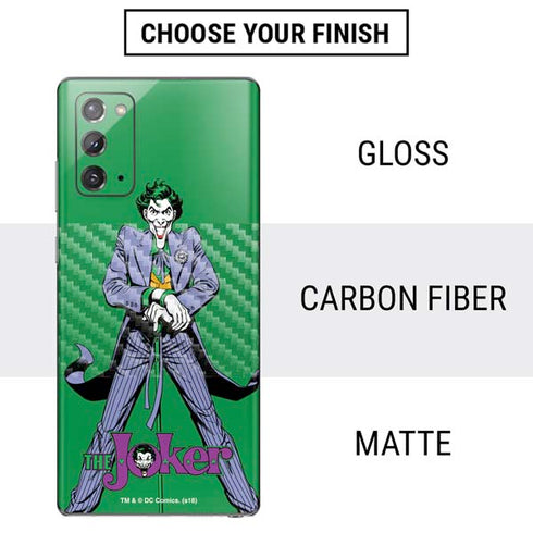 DC Comics The Joker Classic Art Pose Galaxy Note20 5G Skin