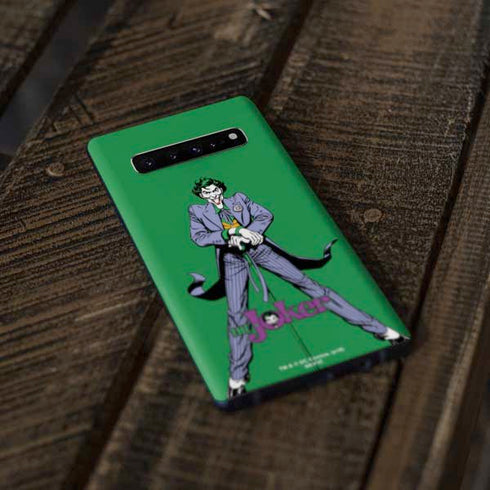 DC Comics The Joker Classic Art Pose Galaxy S10 Plus Skin