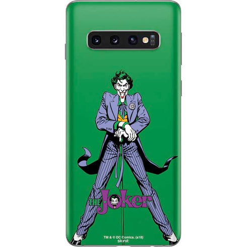 DC Comics The Joker Classic Art Pose Galaxy S10 Skin