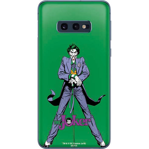DC Comics The Joker Classic Art Pose Galaxy S10e Skin