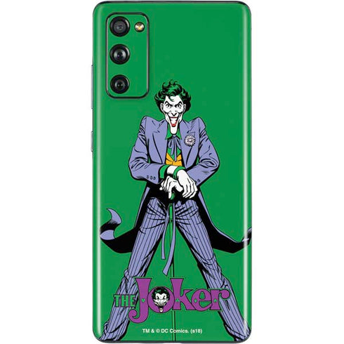 DC Comics The Joker Classic Art Pose Galaxy S20 Fan Edition Skin