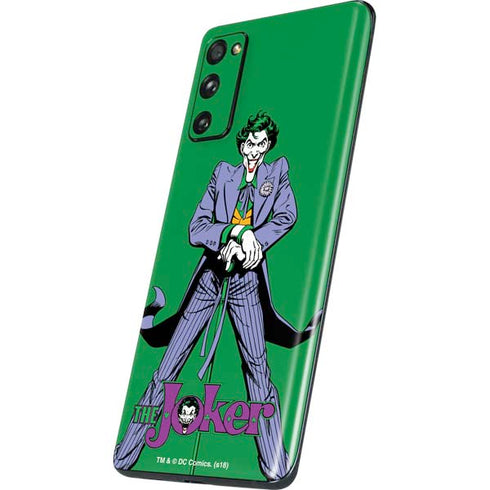 DC Comics The Joker Classic Art Pose Galaxy S20 Fan Edition Skin