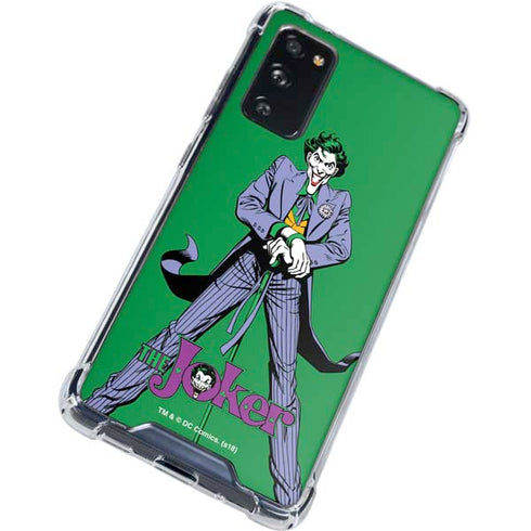 DC Comics The Joker Classic Art Pose Galaxy S20 FE Clear Case