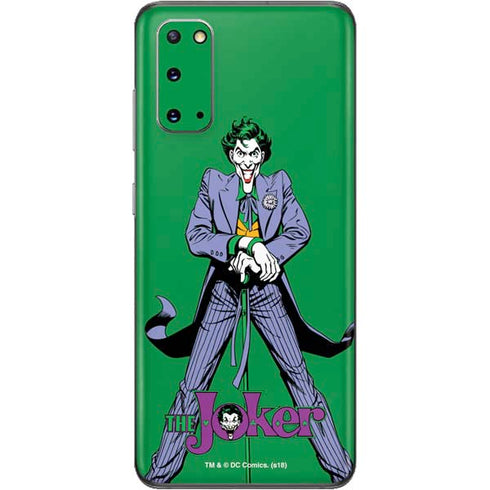 DC Comics The Joker Classic Art Pose Galaxy S20 Skin