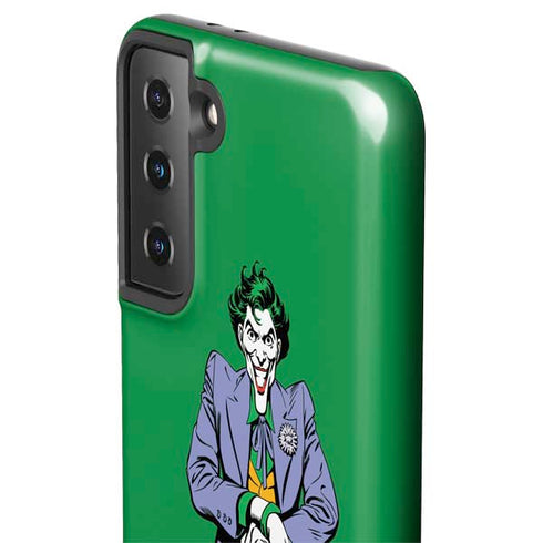 DC Comics The Joker Classic Art Pose Galaxy S21 Plus 5G Pro Case