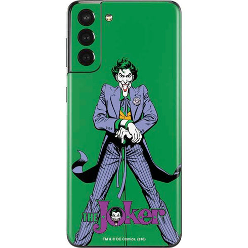 DC Comics The Joker Classic Art Pose Galaxy S21 Plus 5G Skin