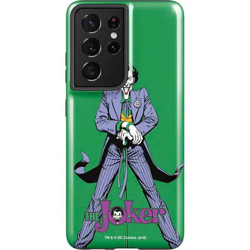 DC Comics The Joker Classic Art Pose Galaxy S21 Ultra 5G Pro Case