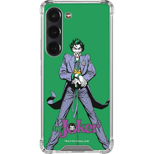 DC Comics The Joker Classic Art Pose Galaxy S23 Clear Case