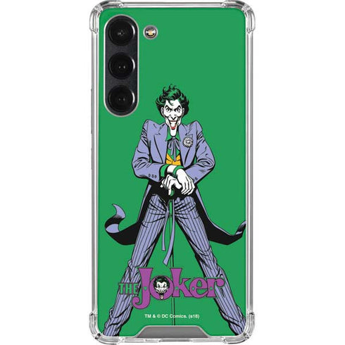 DC Comics The Joker Classic Art Pose Galaxy S23 Plus Clear Case