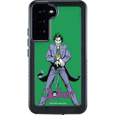DC Comics The Joker Classic Art Pose Galaxy S23 Plus Waterproof Case