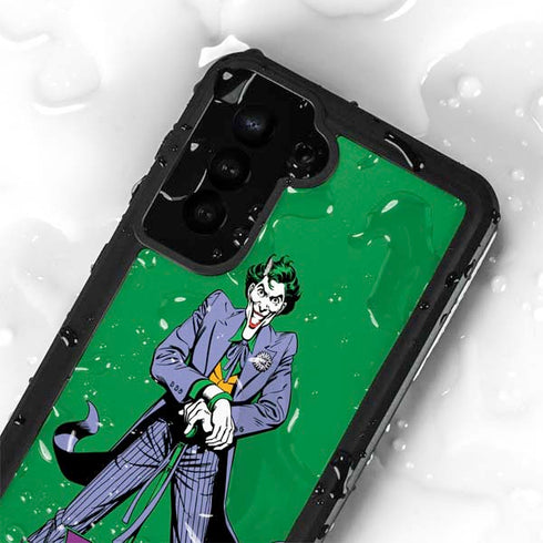 DC Comics The Joker Classic Art Pose Galaxy S23 Plus Waterproof Case
