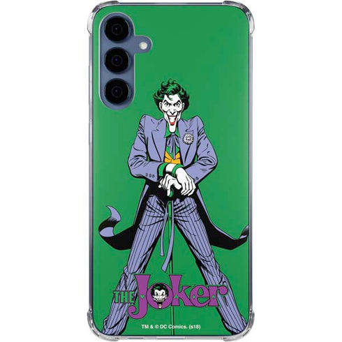 DC Comics The Joker Classic Art Pose Galaxy S24 Clear Case