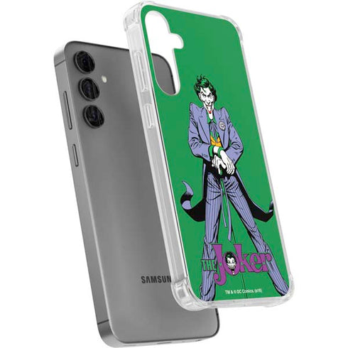 DC Comics The Joker Classic Art Pose Galaxy S24 Plus Clear Case