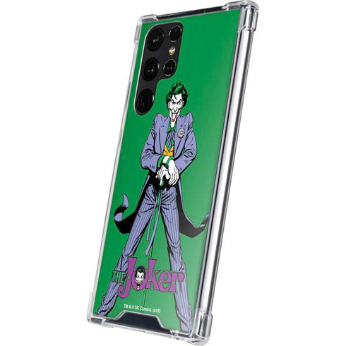 DC Comics The Joker Classic Art Pose Galaxy S24 Ultra Clear Case
