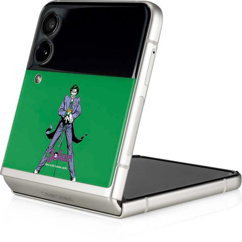 DC Comics The Joker Classic Art Pose Galaxy Z Flip3 5G Skin