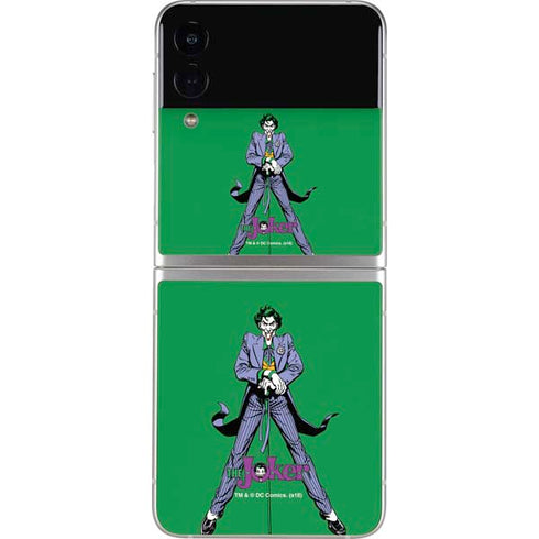 DC Comics The Joker Classic Art Pose Galaxy Z Flip4 5G Skin