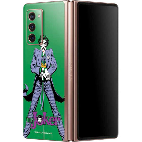 DC Comics The Joker Classic Art Pose Galaxy Z Fold2 5G Skin