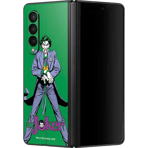 DC Comics The Joker Classic Art Pose Galaxy Z Fold3 5G Skin