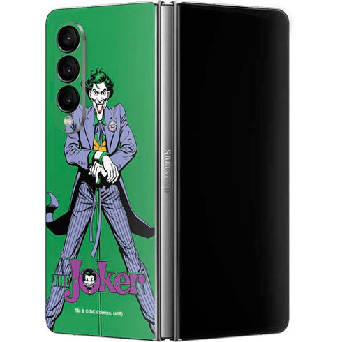 DC Comics The Joker Classic Art Pose Galaxy Z Fold4 5G Skin