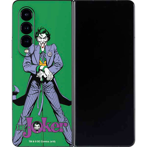 DC Comics The Joker Classic Art Pose Galaxy Z Fold4 5G Skin