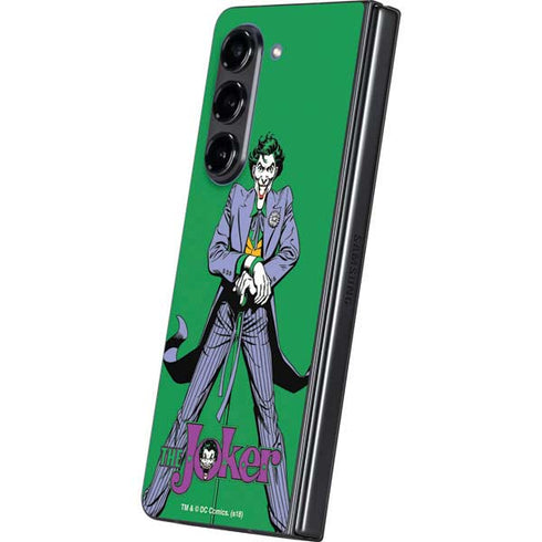 DC Comics The Joker Classic Art Pose Galaxy Z Fold5 5G Skin