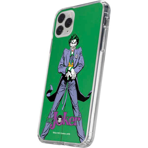 DC Comics The Joker Classic Art Pose iPhone 11 Pro Clear Case