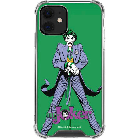DC Comics The Joker Classic Art Pose iPhone 12 Clear Case