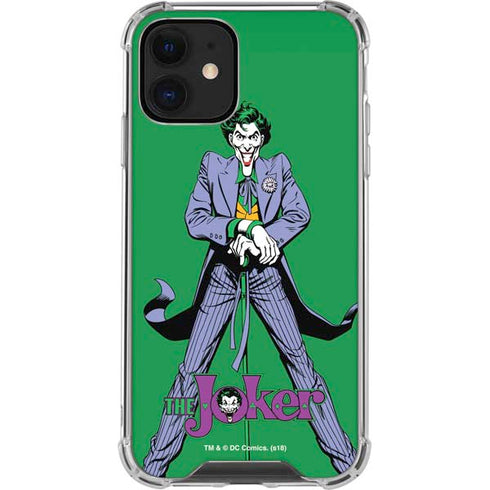 DC Comics The Joker Classic Art Pose iPhone 12 Mini Clear Case