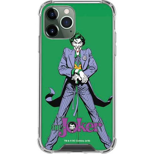 DC Comics The Joker Classic Art Pose iPhone 12 Pro Clear Case