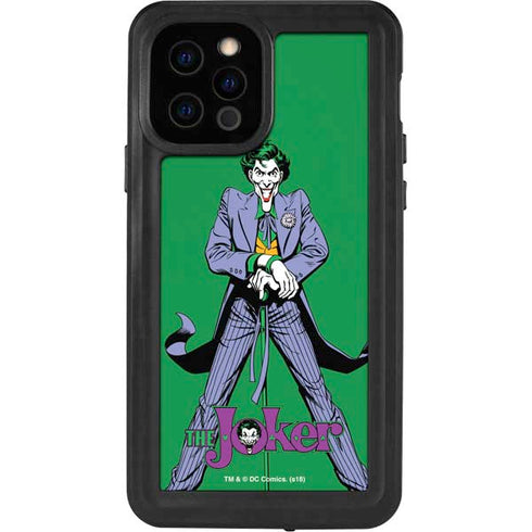 DC Comics The Joker Classic Art Pose iPhone 12 Pro Waterproof Case