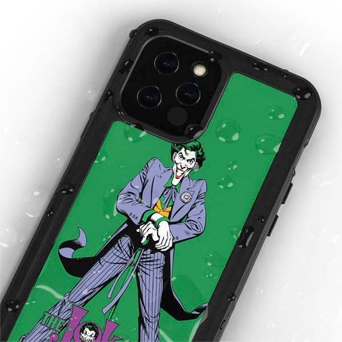 DC Comics The Joker Classic Art Pose iPhone 12 Pro Waterproof Case