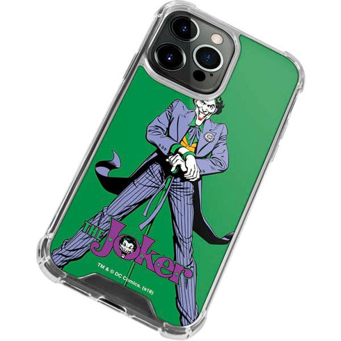 DC Comics The Joker Classic Art Pose iPhone 13 Pro Clear Case