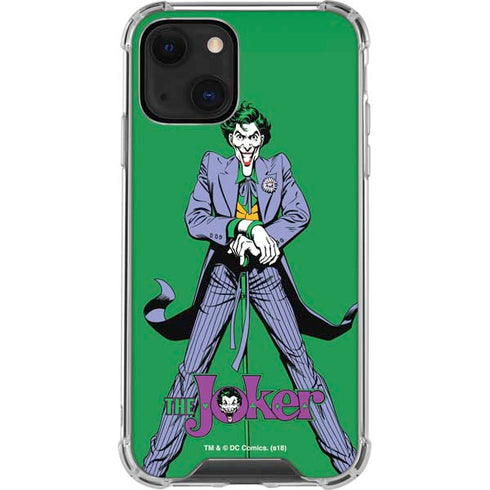DC Comics The Joker Classic Art Pose iPhone 14 Clear Case