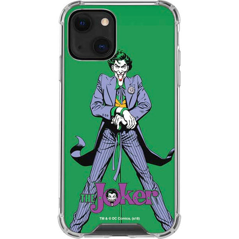 DC Comics The Joker Classic Art Pose iPhone 14 Plus Clear Case