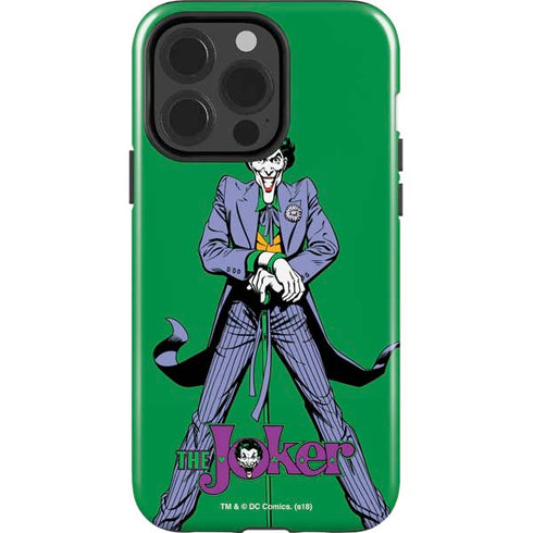 DC Comics The Joker Classic Art Pose iPhone 14 Pro Impact Case