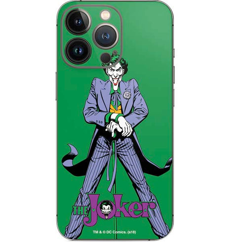 DC Comics The Joker Classic Art Pose iPhone 14 Pro Skin